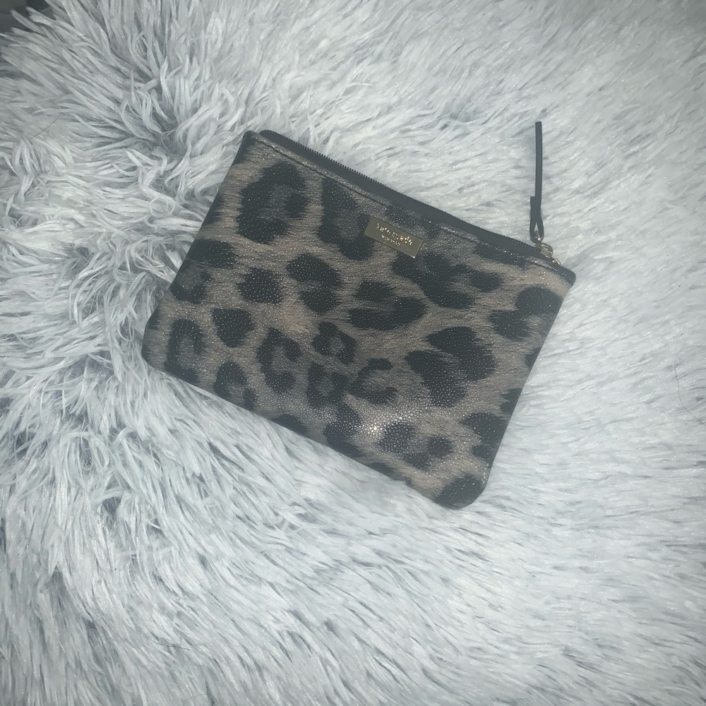 Kate Spade Leopard Wristlet